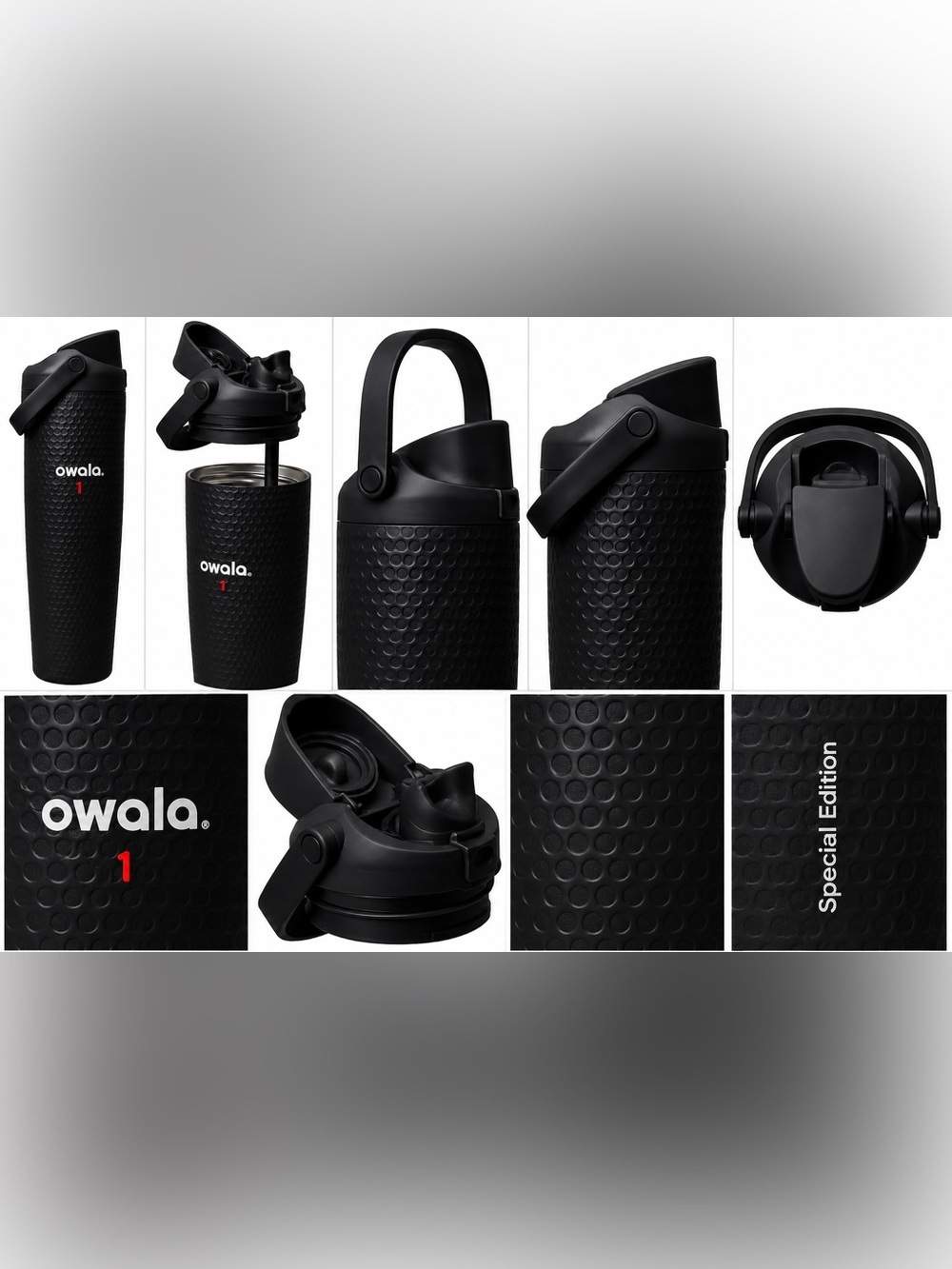 🖤🏌🏻Owala FreeSip Sway 30oz “Out of Bounds” Raised Golf Ball Texture NWT In Hand